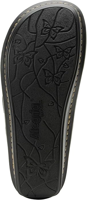 Alegria by PG Lite Vanya Womens Lightweight Arch Support Leather Slide Sandal (Like New)