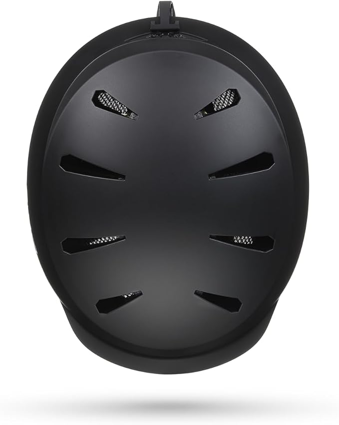 BERN Hendrix FIS Ski and Snowboard Helmet - Youth Medium/Large, Jr. Matte Black (New, Damaged Retail Box)