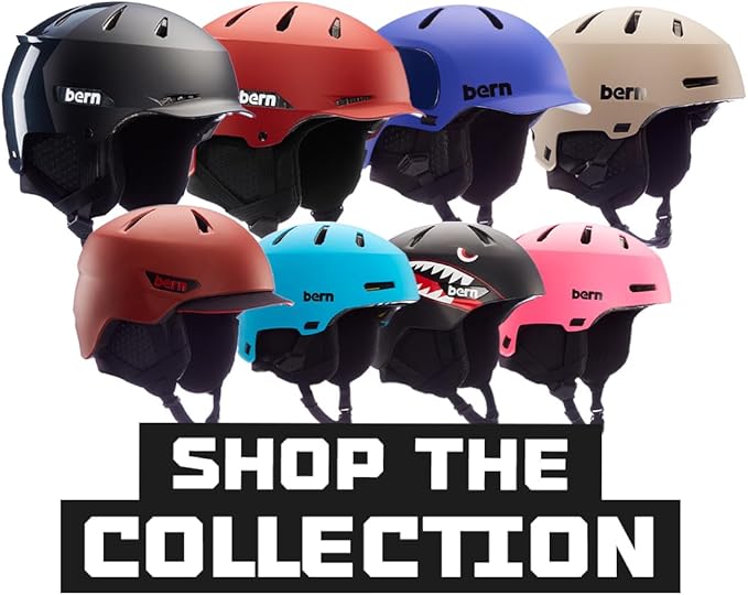 BERN Hendrix FIS Ski and Snowboard Helmet - Youth Medium/Large, Jr. Matte Black (New, Damaged Retail Box)