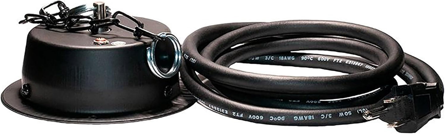 Eliminator lighting MBM1RP ETL Approved Mirror Ball Motor, Up to 16-inch - Black (Used)