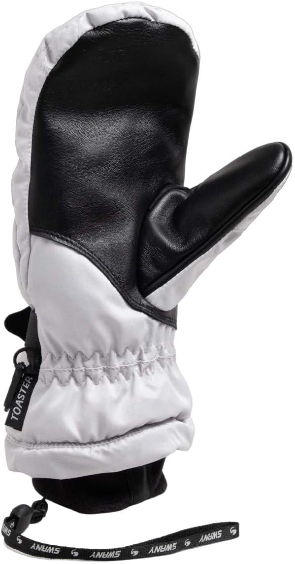 SWANY TS-12L Arctic Toaster Winter Leather Gloves for Adult Compatible Insulated (Like New)