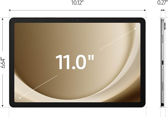Samsung Galaxy Tab A9+ Plus 2023 128GB+8GB 11” Tablet, 6th Generation - Silver (Used)