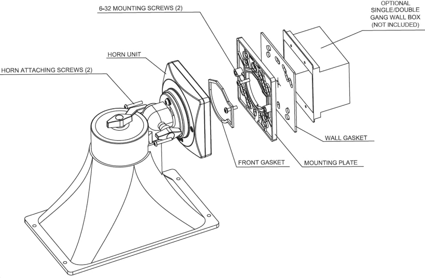 Algo 8186 PoE SIP Paging Speaker and IP Loud Ringer for Telephone - Grey (Like New)