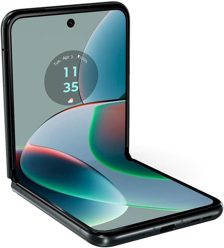 Motorola Moto Razr 5G 2023 128GB+8GB 6.9" AT&T Foldable Smartphone, Sage Green (Used)
