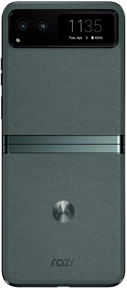 Motorola Moto Razr 5G 2023 128GB+8GB 6.9" AT&T Foldable Smartphone, Sage Green (Used)