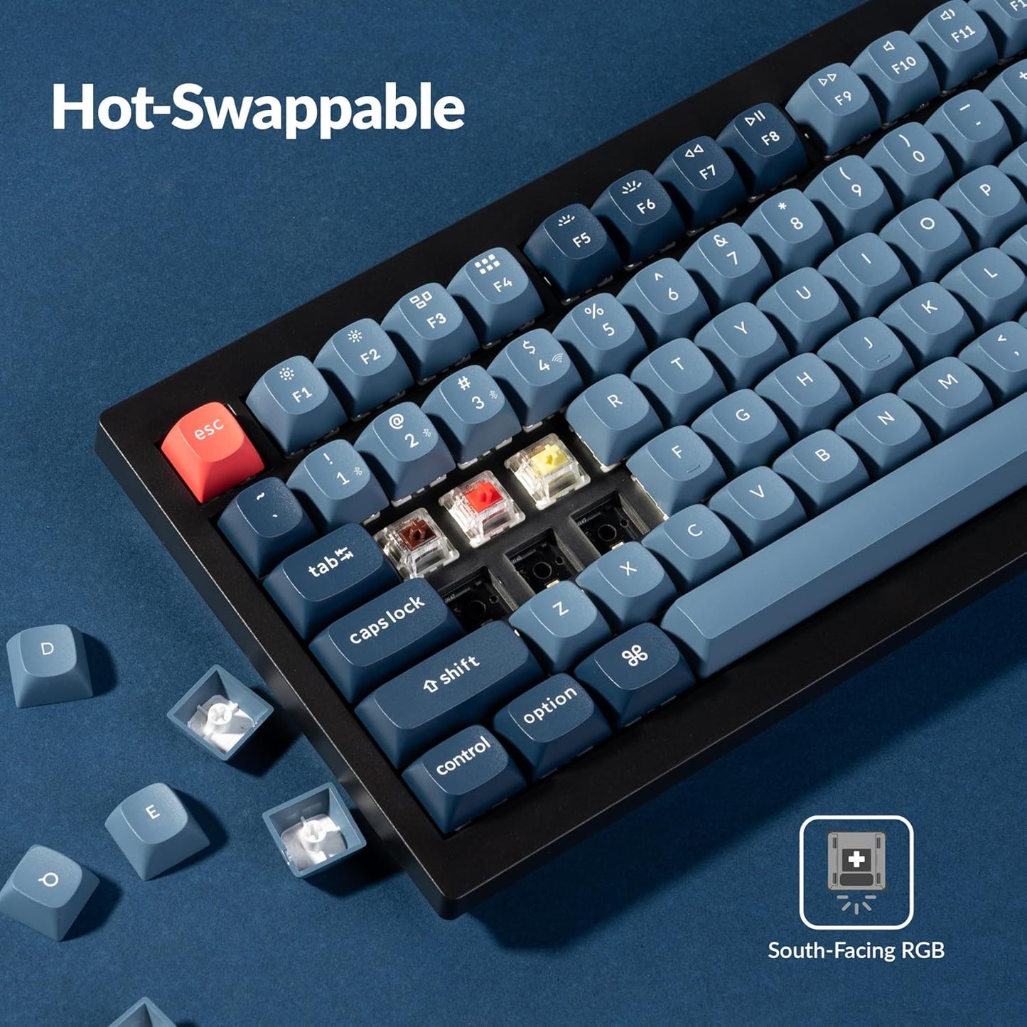 Keychron V1 Max Custom Wireless Mechanical Gaming Keyboard for Mac Windows Linux (Used)