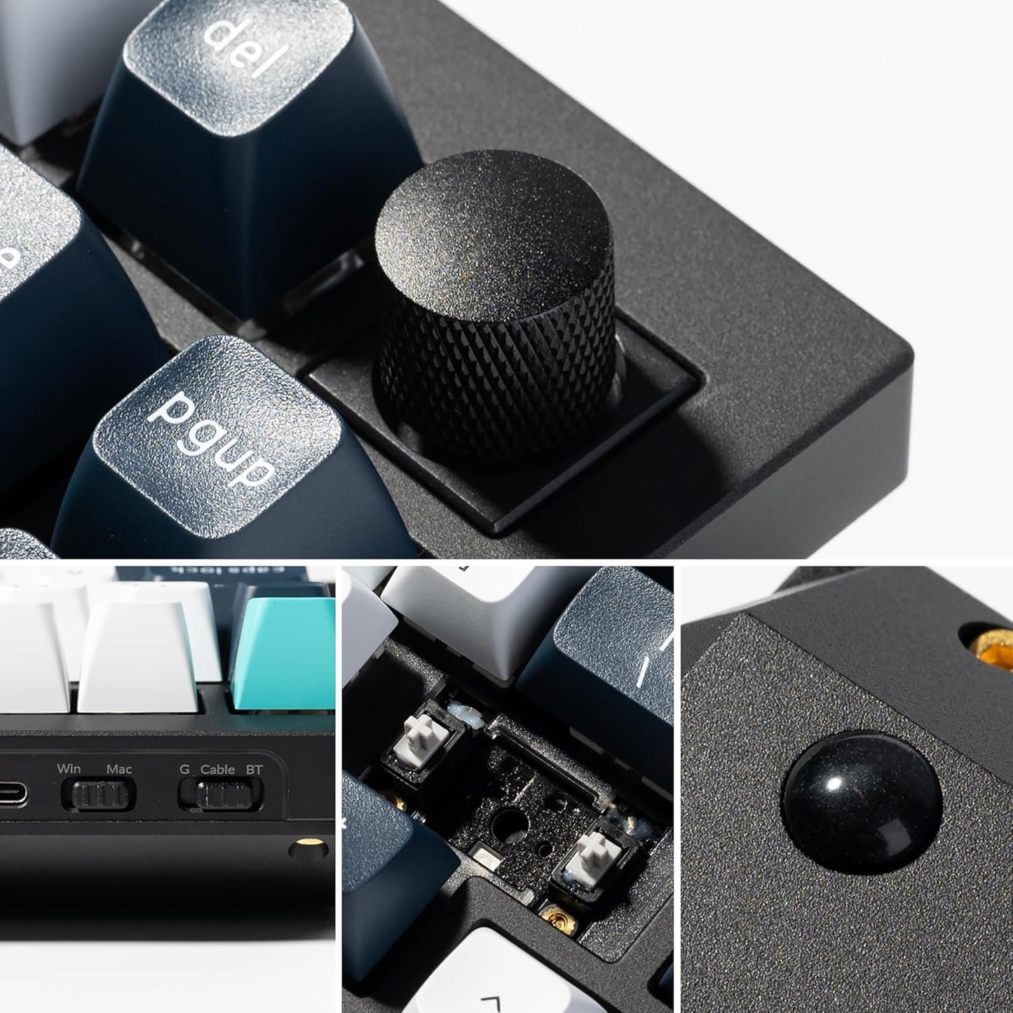 Keychron Q1 Max RGB 84 Keys Wireless Mechanical Gaming Keyboard for Window/Linux (Used)