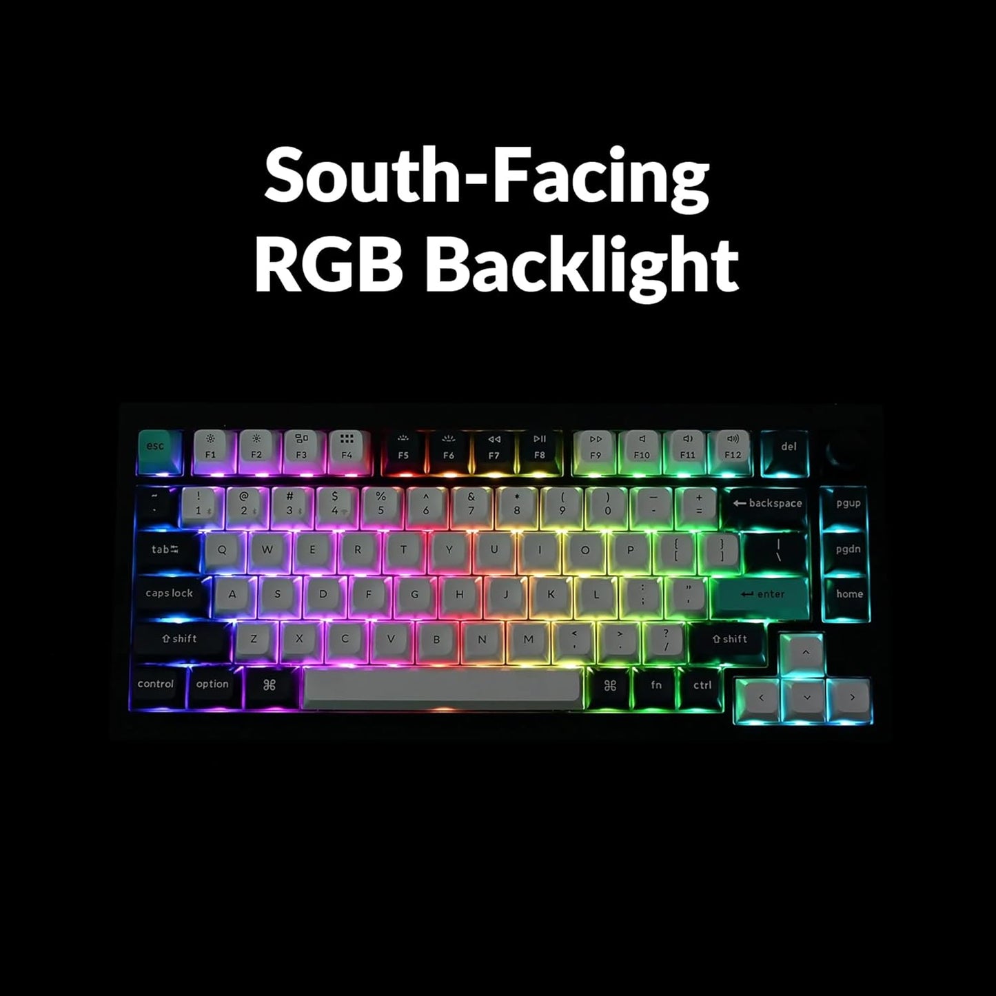Keychron Q1 Max RGB 84 Keys Wireless Mechanical Gaming Keyboard for Window/Linux (Used)