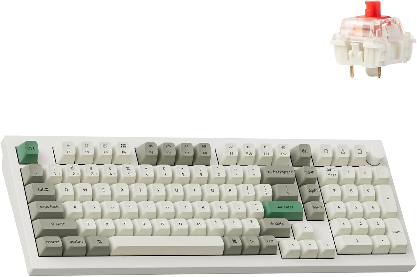 Keychron Q5 Max RGB 97 Keys Wireless Mechanical Gaming Keyboard for Window/Linux (Used)