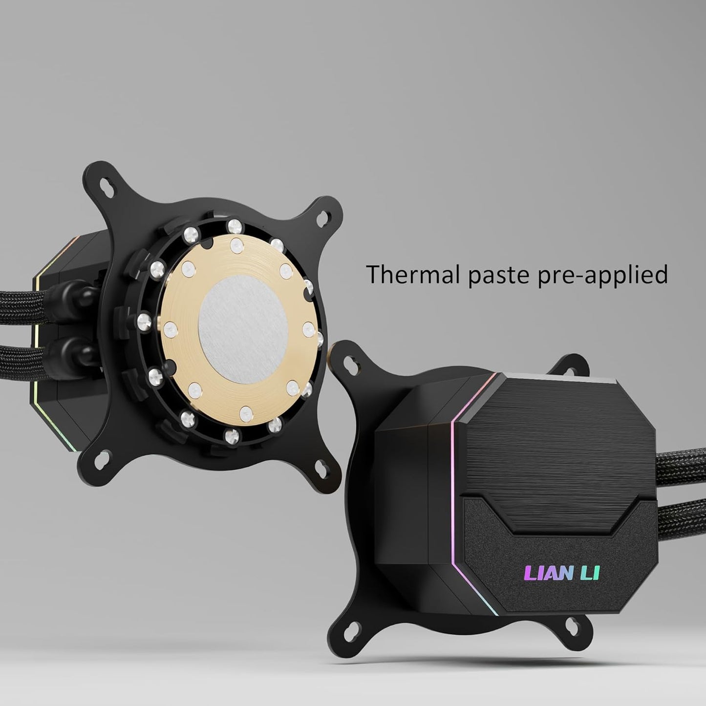 LIAN LI ALC360 AIO Water Cooling System for Desktop w/ 3x120mm PWM Fans, Black- (Used)
