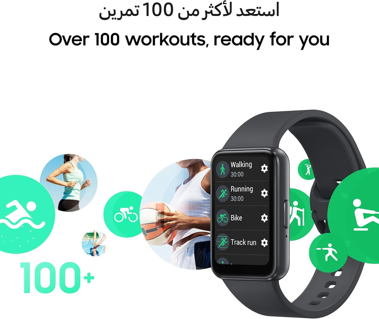 SAMSUNG Galaxy FIT 3 40MM 2025 1.6" Display IP68 w/ 14 Days Battery Life, Black (Like New)