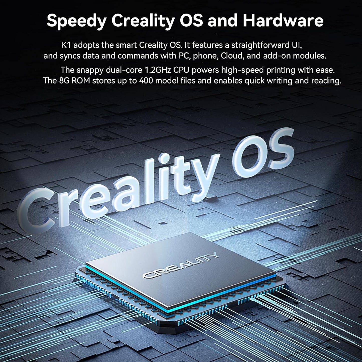 Creality K1 Speedy 3D Printer, 600mm/s High Speed (Used)