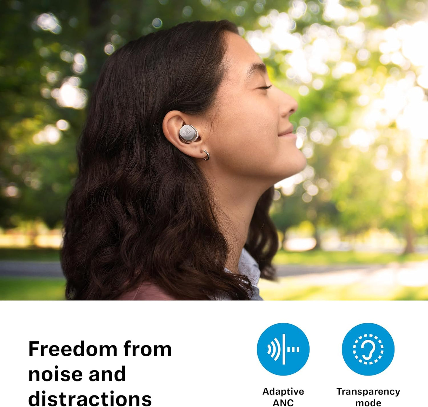 Sennheiser Momentum True Wireless 4 Smart Earbuds, 30H Battery - Black Graphite (Like New)
