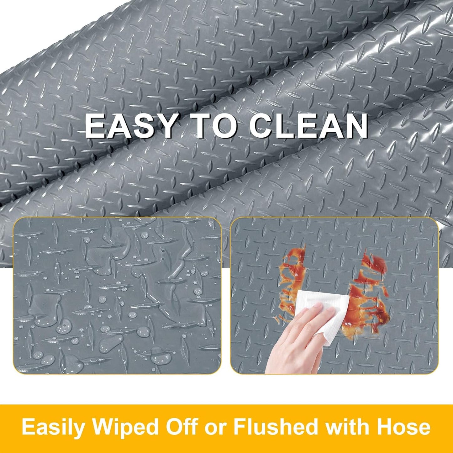 Grandroad auto HTX1 Non-Slip Floor Mat for Garage/Warehouse - Abrasion Resistant (Like New)