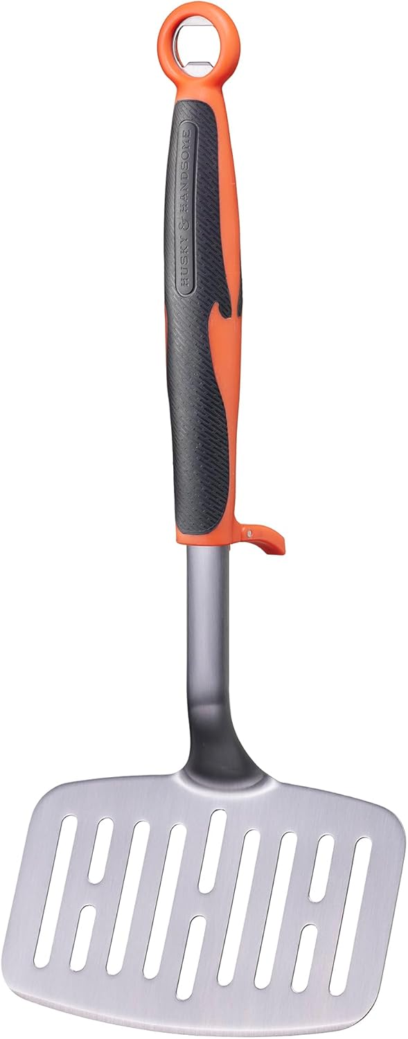 Ac Bbq, Llc Plastic Barbeque Oversized Spatula w/ Bottle Opener - Black & Orange (Like New)