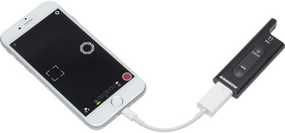 Samson XPD2 Lavalier USB Digital Wireless System w/ Windscreens& Polishing Cloth (Used)