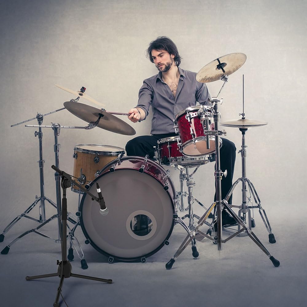 Kellards PST2 Adjustable Microphone Stand with Telescopic Boom Arm - Black (Like New)