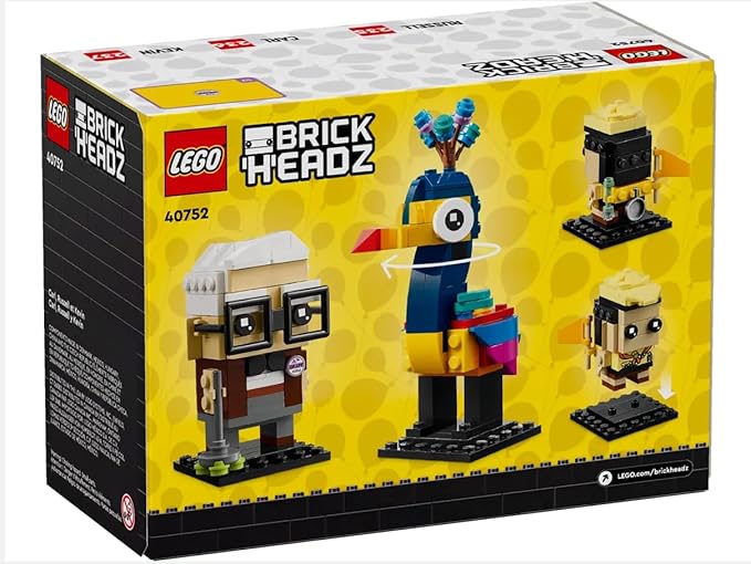 LEGO 40572 BrickHeadz Carl, Russell & Kevin Set – Disney Pixar Up Collectible (Like New)