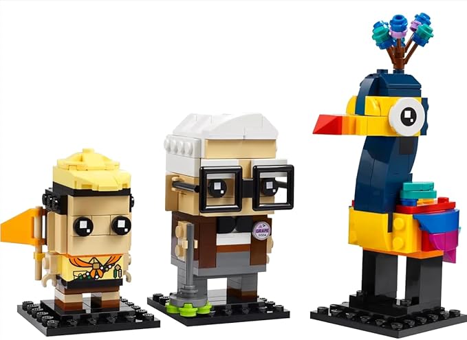 LEGO 40572 BrickHeadz Carl, Russell & Kevin Set – Disney Pixar Up Collectible (Like New)