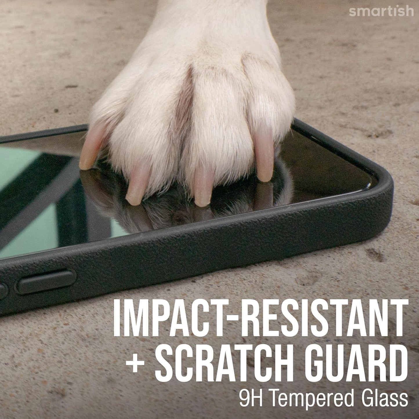 Smartish TS24M Tuff Sheet Dynamic Island Glass Screen Protectors for iPhone 16 (Like New)