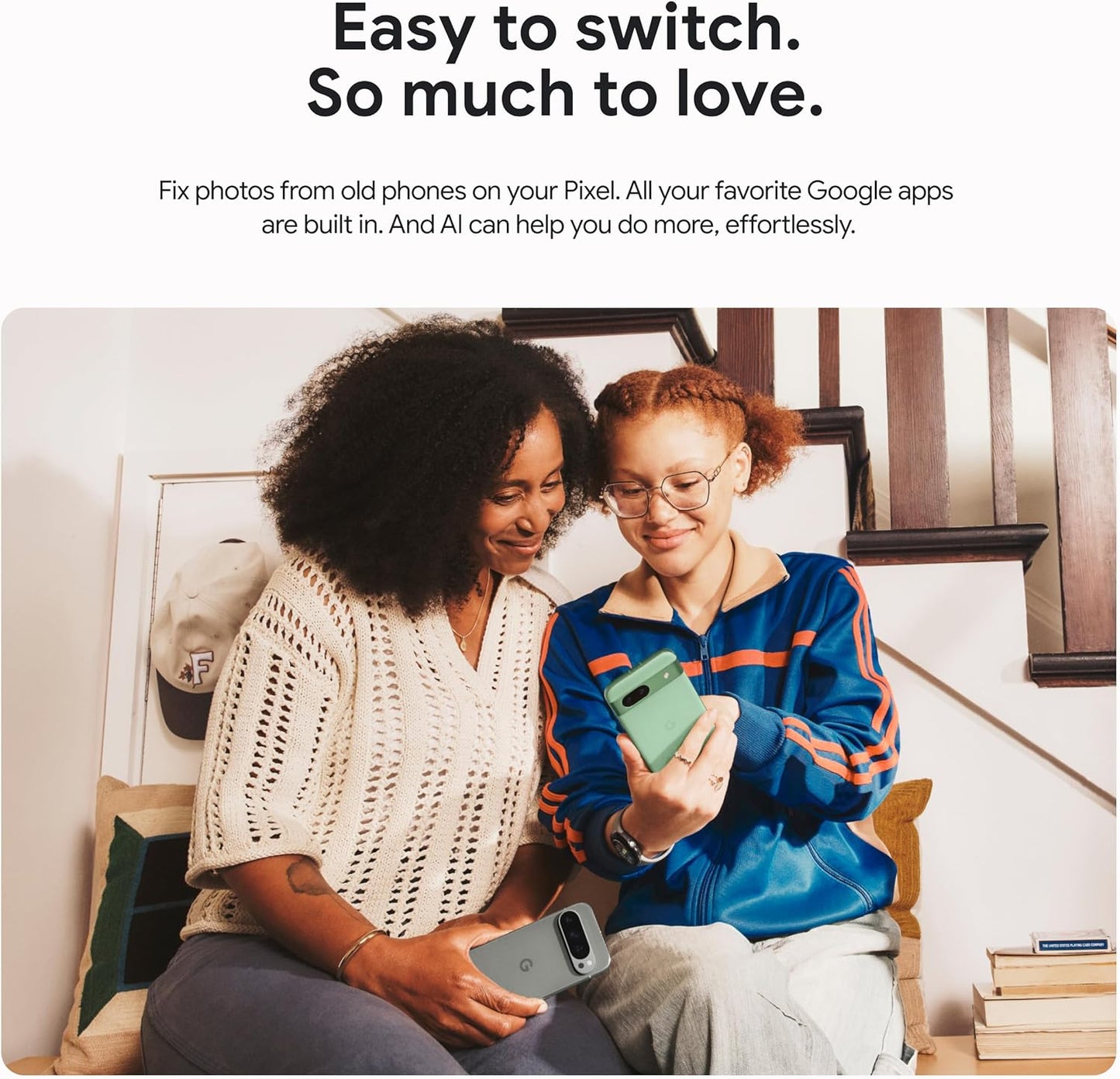 Google Pixel 9 2024 5G 128GB+12GB Unlocked Android Smartphone, 24-H Battery Life (Like New)