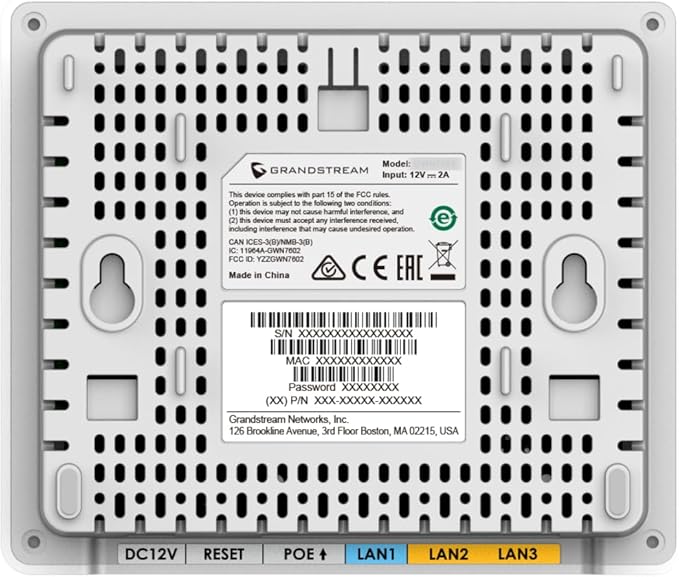 Grandstream GWN7603 Wi-Fi 5 Access Point AC1270 Dual-Band Gigabit LAN PoE+ Ready (Like New)