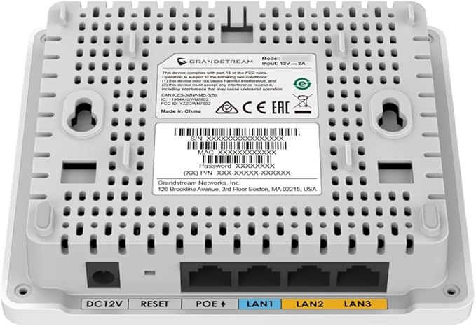 Grandstream GWN7603 Wi-Fi 5 Access Point AC1270 Dual-Band Gigabit LAN PoE+ Ready (Like New)
