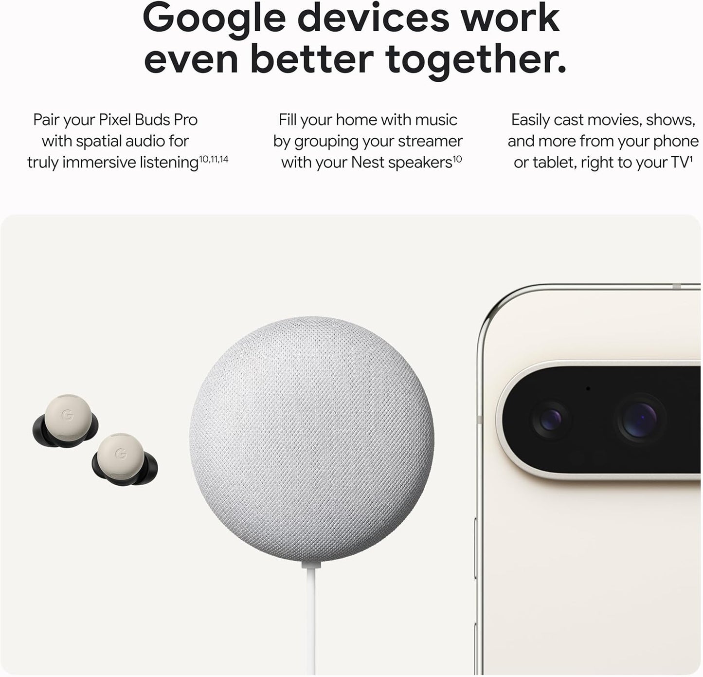 Google TV Streamer 4K Smart Home Control Voice Search Remote, 32 GB - Porcelain (Like New)