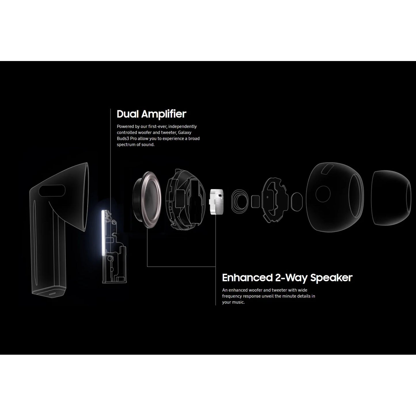 Samsung Galaxy Buds 3 Pro AI True Wireless Earbuds with Noise Cancelling, Silver (Used)