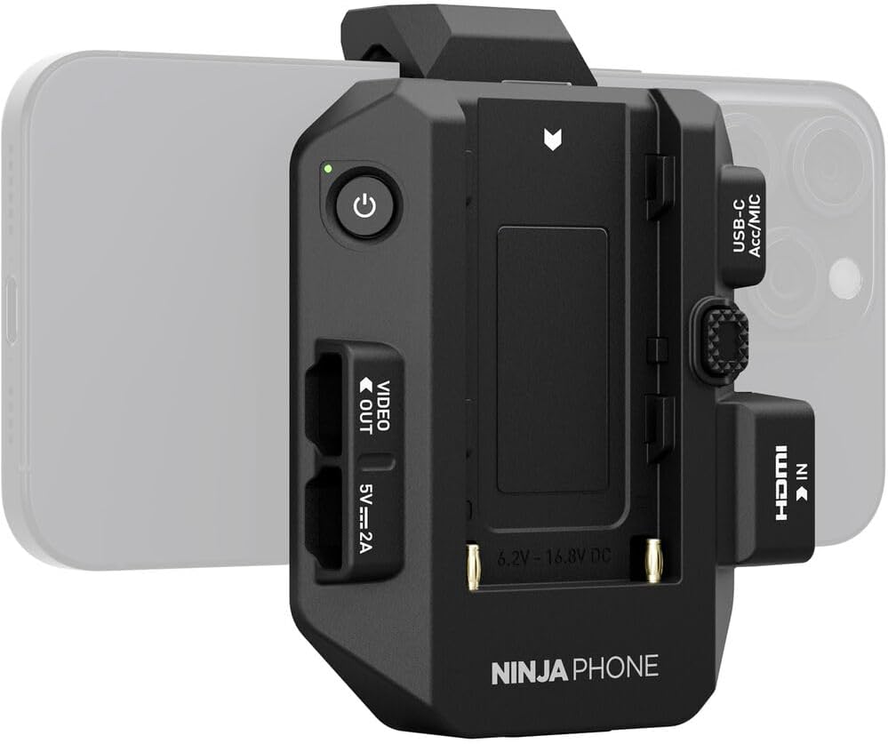 Atomos Ninja Phone 10-Bit HDMI to USB-C Video Co-Processor for iPhone 15 Pro Max (Like New)