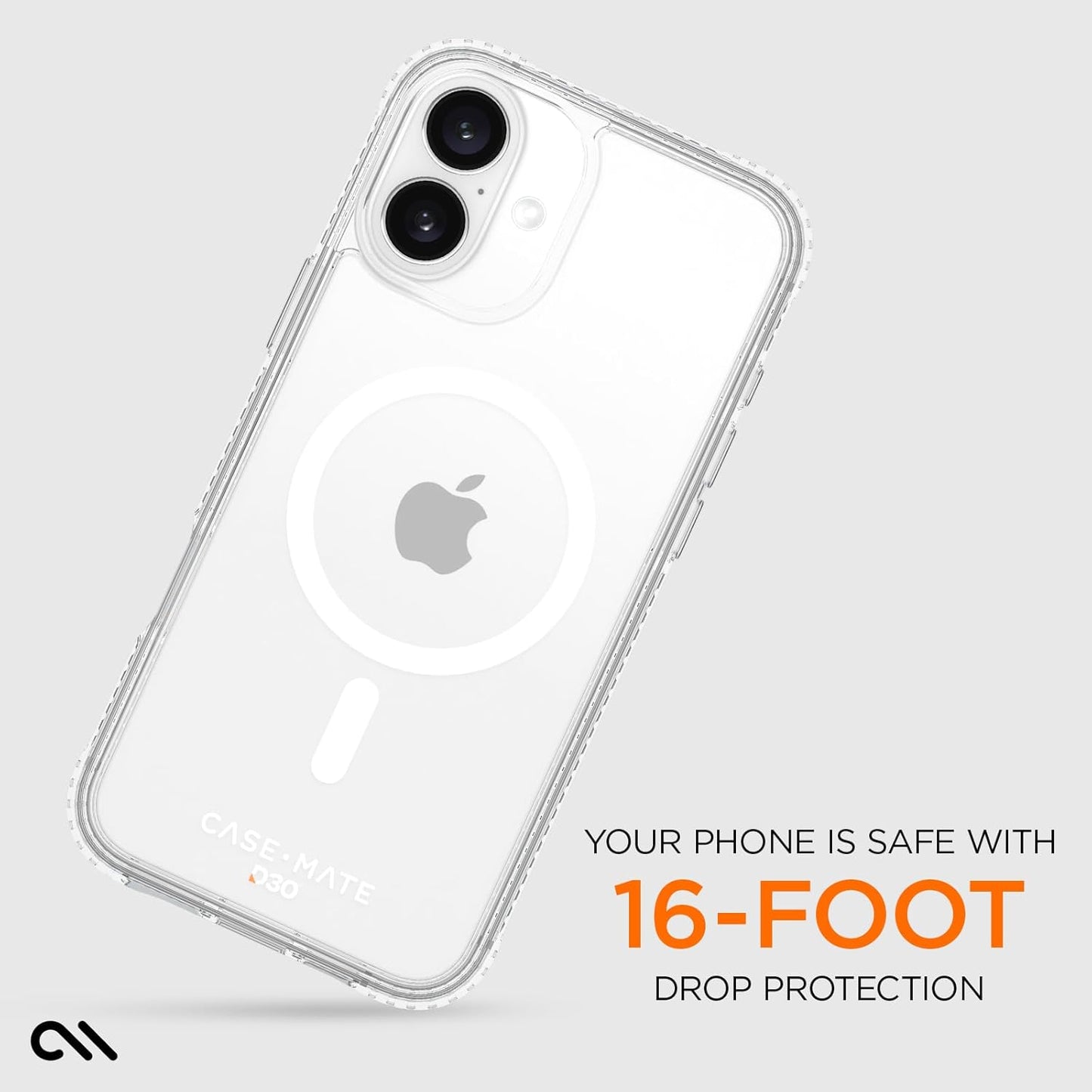 Case-Mate MagSafe Tough Shockproof Premium Rugged Cover Case for iPhone 16 Plus (Like New)