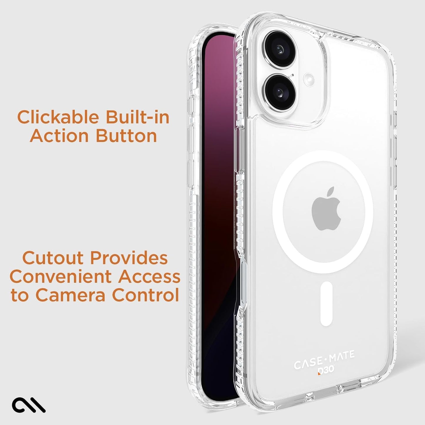 Case-Mate MagSafe Tough Shockproof Premium Rugged Cover Case for iPhone 16 Plus (Like New)