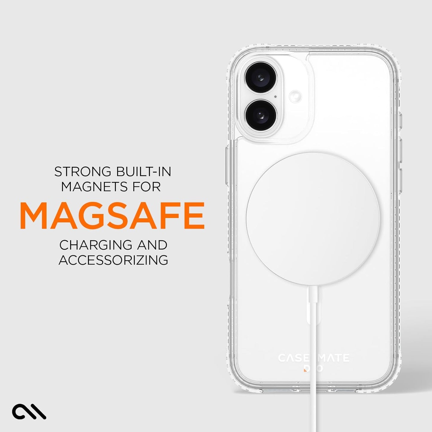 Case-Mate MagSafe Tough Shockproof Premium Rugged Cover Case for iPhone 16 Plus (Like New)