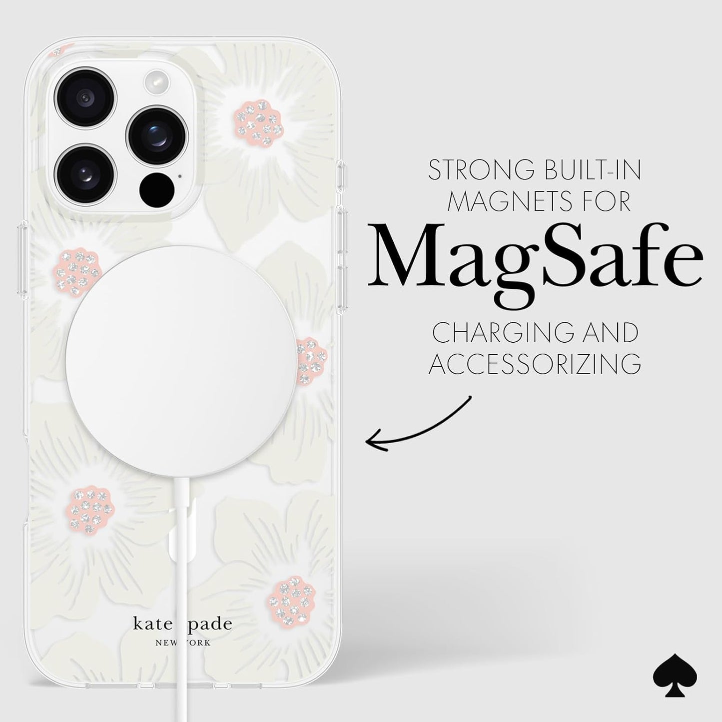 kate spade new york Lightweight Impact Polymer Basic Case for iPhone 16 Pro Max (Like New)