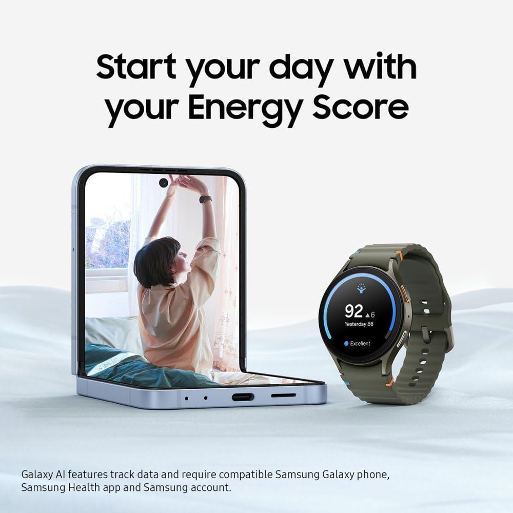 Samsung Galaxy Ai Watch 7 Latin American Version 40mm Wellness Tips, Cream (Like New)