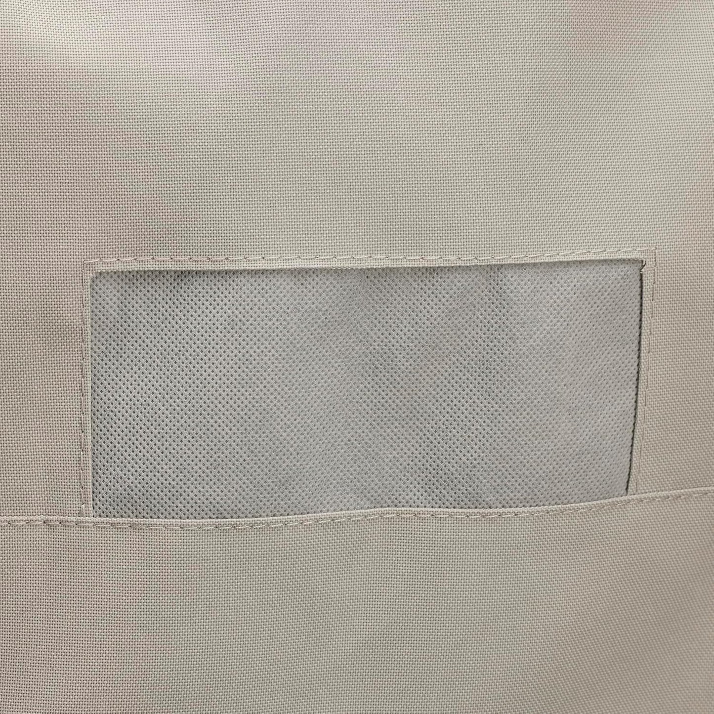 Mr. Bar-B-Q Heavy Duty 22"x21" Turbine Grill Cover for Outdoor Use, Beige Color (Like New)