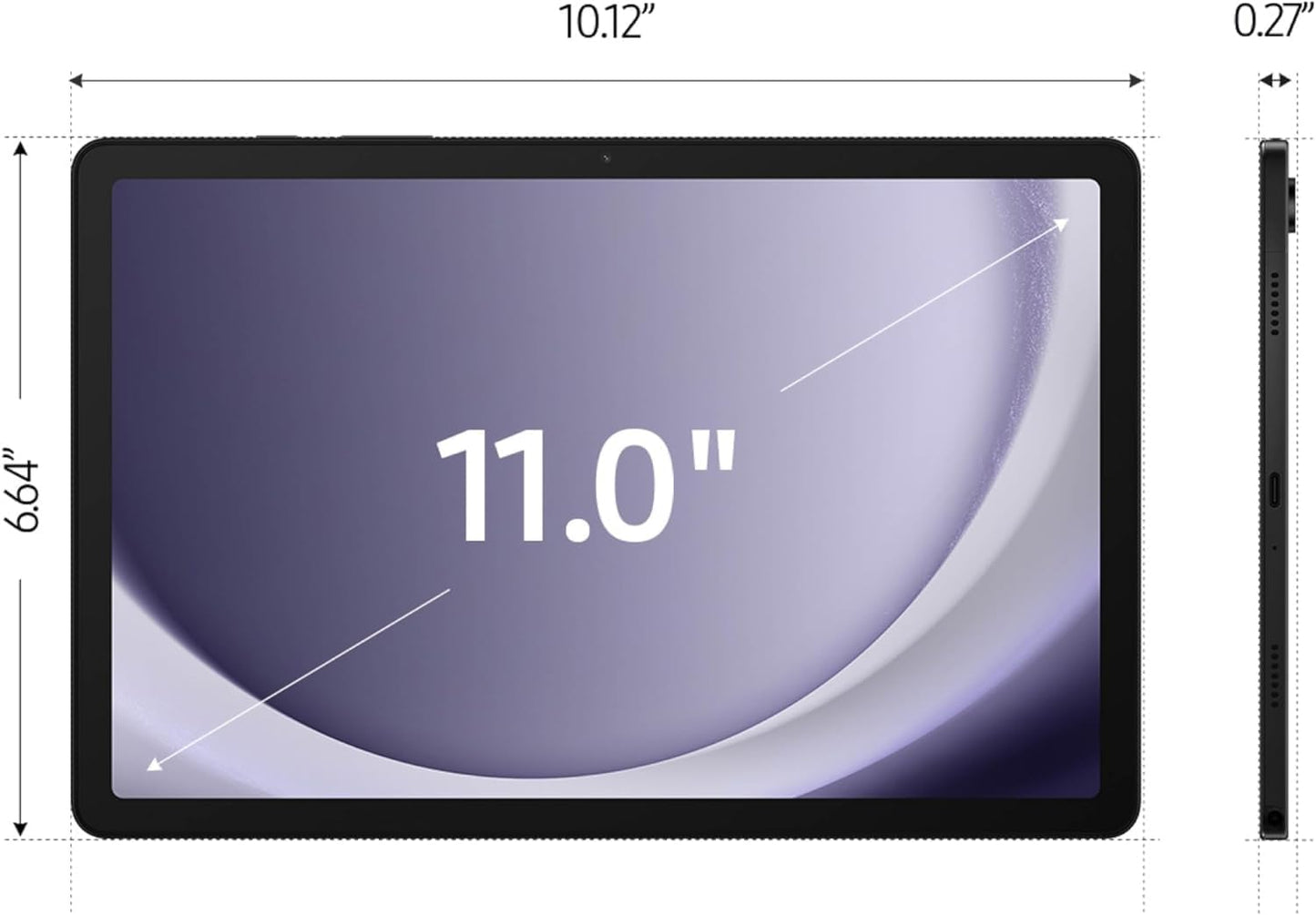 Samsung Galaxy Tab A9+ Plus 5G 128/8GB 11" Unlocked WiFi Tablet - Graphite Black (Like New)