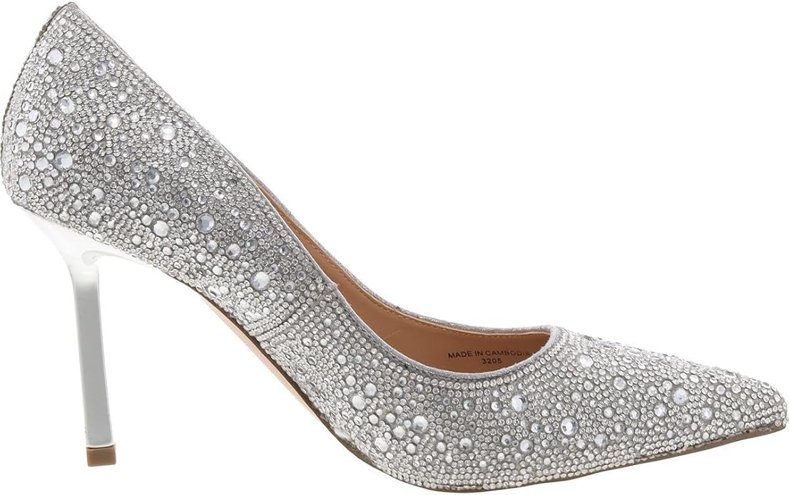 Steve Madden Pull-On Leather Classie Pump for Women, Synthetic Rubber Sole (Like New)