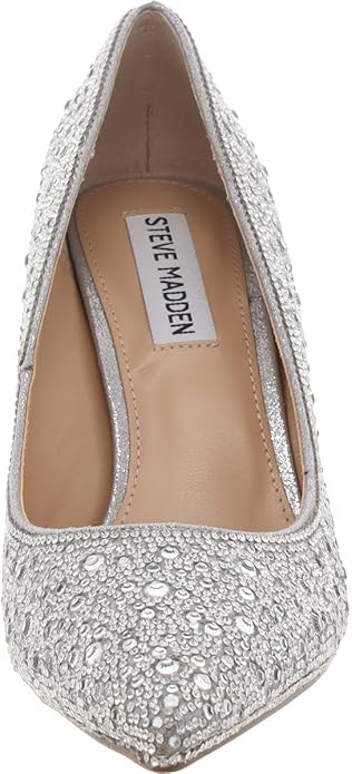 Steve Madden Pull-On Leather Classie Pump for Women, Synthetic Rubber Sole (Like New)