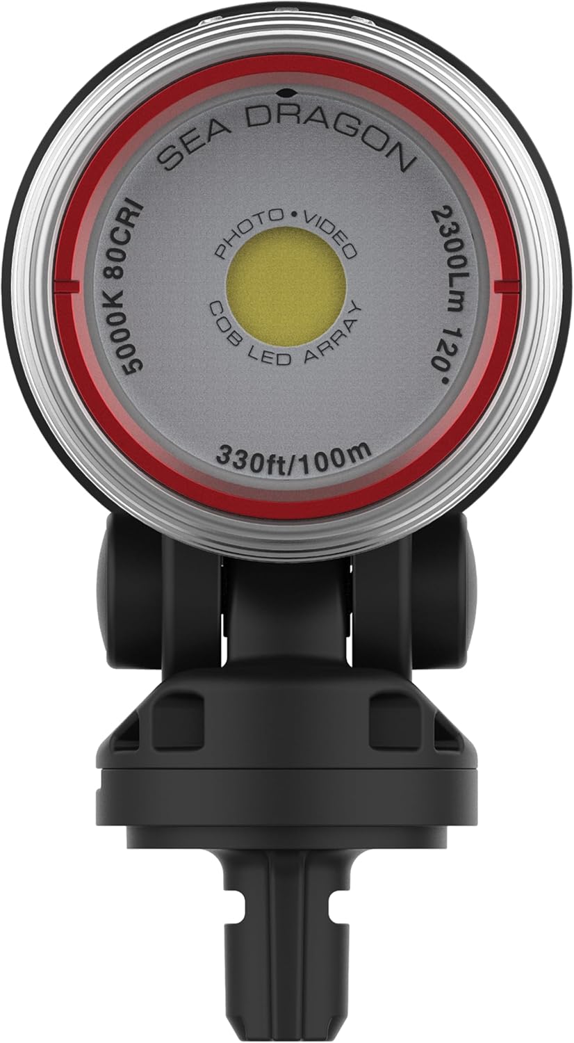 SeaLife Sea Dragon 2300F SL6821 Compact Underwater Photo Video Light,330ft Depth (Like New)