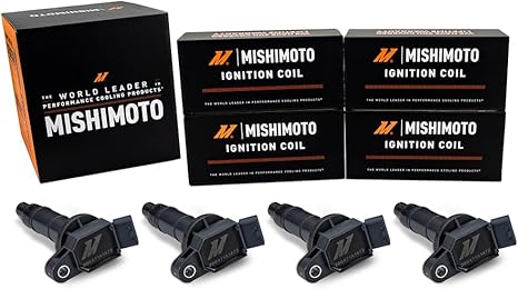 Mishimoto MMIG-CMRY-0204 Ignition Coil Pack for Toyota Camry 2002-11 2.4L, 4 Set (Like New)