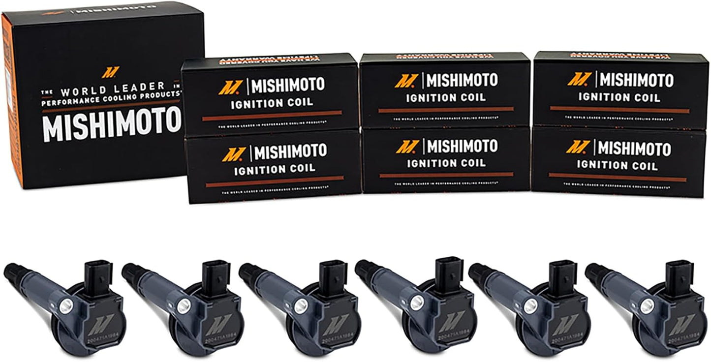 Mishimoto MMIG-MUS6-1106 6-Pack Ignition Coil, Fit for 2011-16 Ford Mustang 3.7L (Like New)