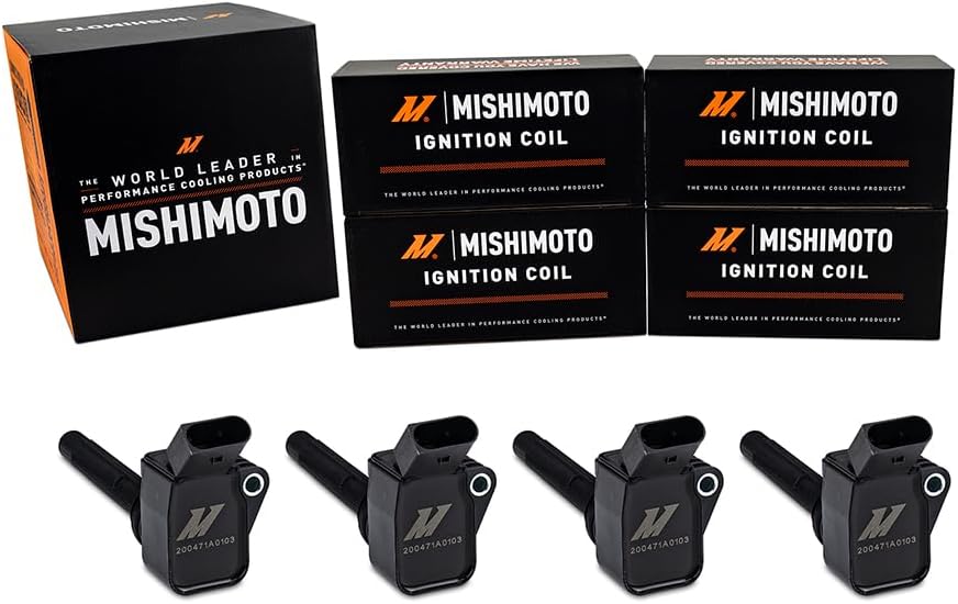 Mishimoto MMIG-VW-1504 Ignition Coil Pack for 2015-2021 VW GTI engines, Set of 4 (Like New)