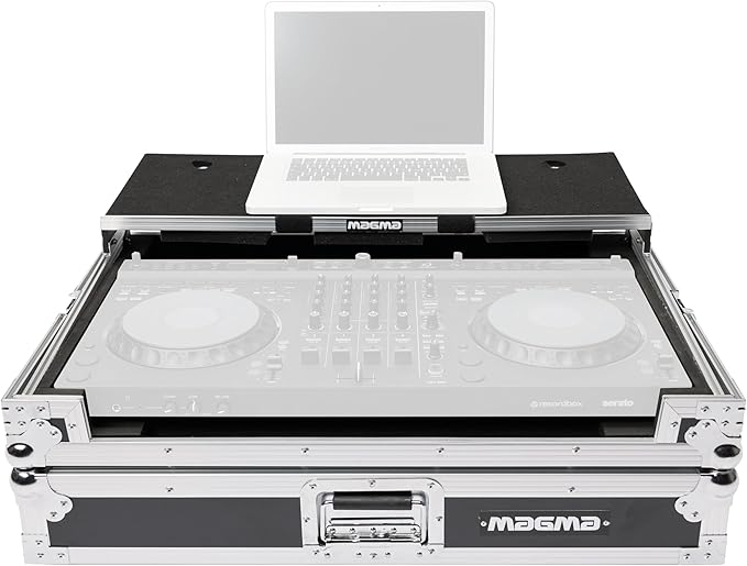 Magma MGA41037 Aluminum Flight Case Fits for Alpha Theta DDJ-GRV6 and Laptop (Like New)