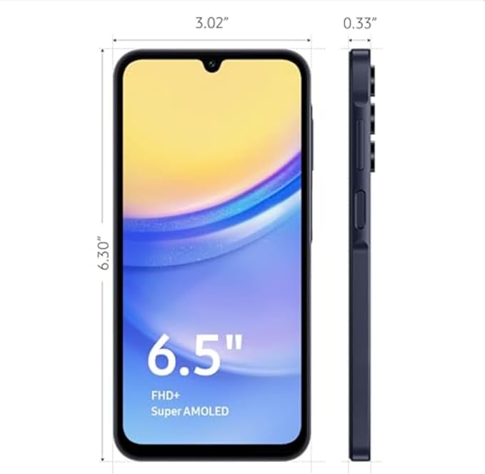 SAMSUNG Galaxy A15 5G A Series 4GB 6.5" Single SIM Locked Smartphone - Black (Like New)