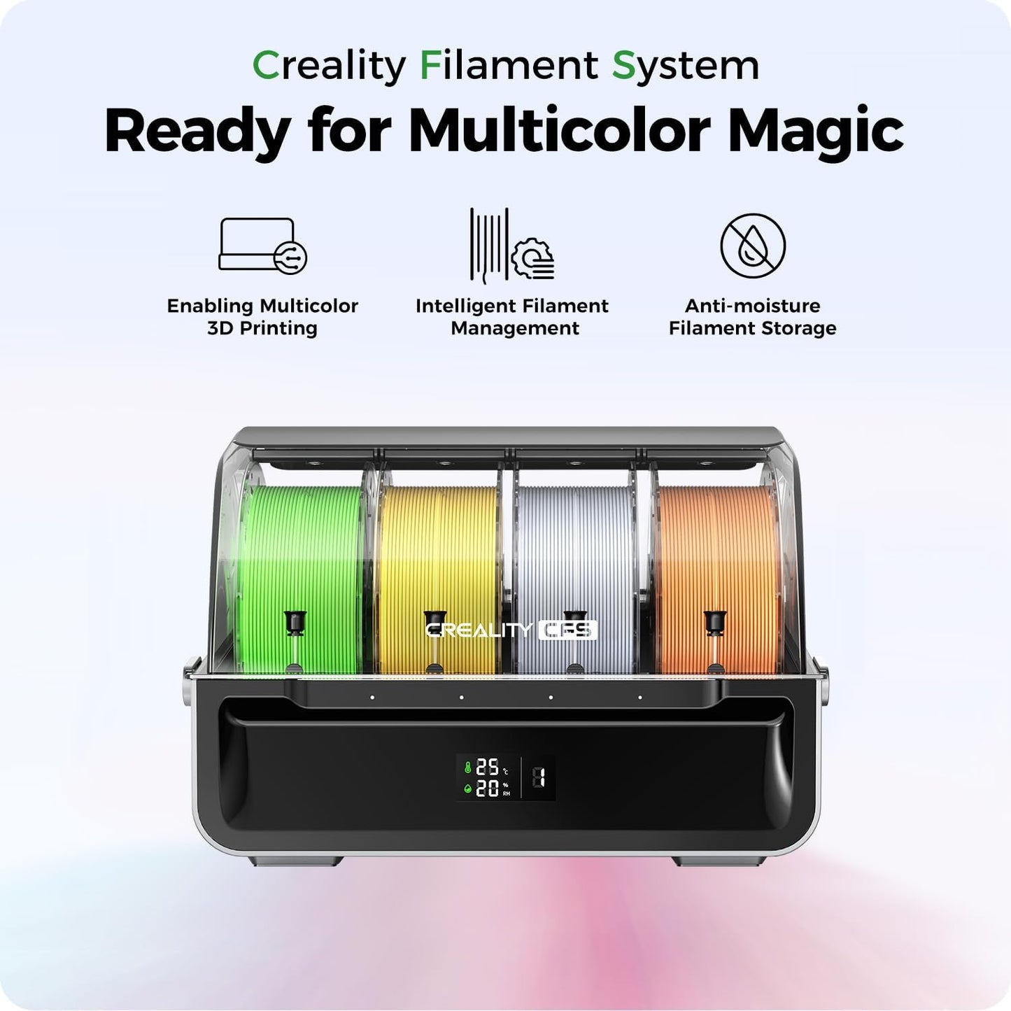 Creality CFS Automatically Filament Storage System 3D Printer, Up to 16 Colors (Used)