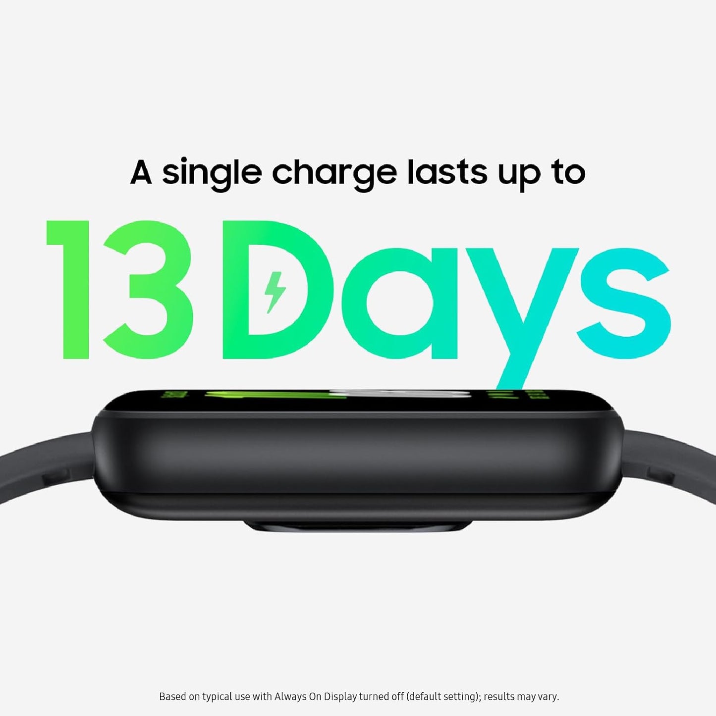 SAMSUNG Galaxy Fit3 Fitness Tracker for Android w/ 13Day Battery Life, Dark Gray (Used)