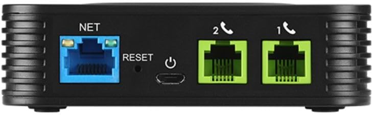 Grandstream HT802 v2 VoIP Adapter, 2 FXS Ports Fast Ethernet SIP ATA T.38 Fax (Like New)