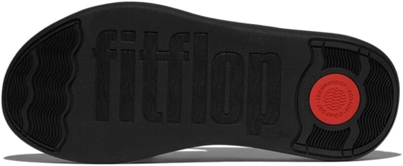 FitFlop F-Mode Go Webbing Flatform Slides Sandal for Women, Synthetic Rubber (Used)