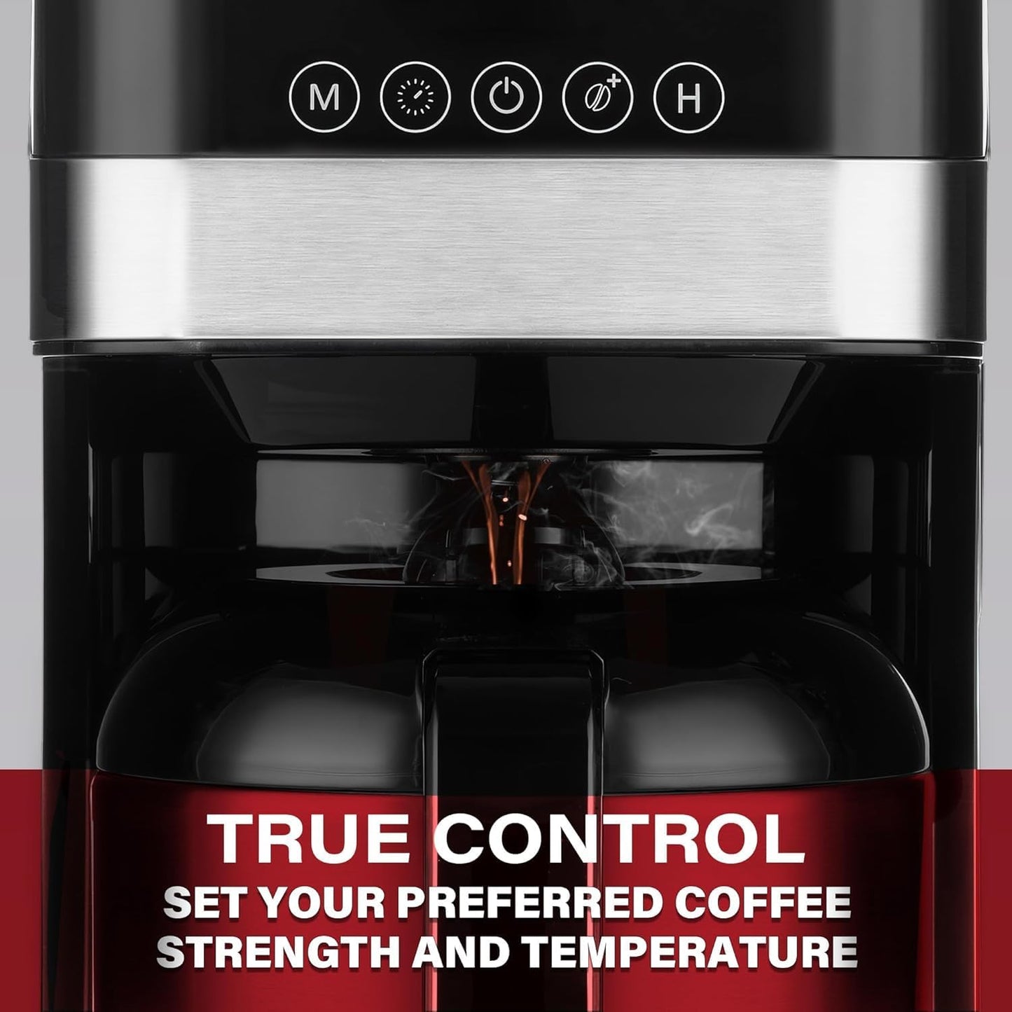 Melitta Aroma Tocco Thermal Drip Coffee Maker with 5-Pack Coffee Filters - Black (Used)
